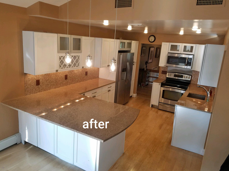 painting contractor Fairfield before and after photo 1a