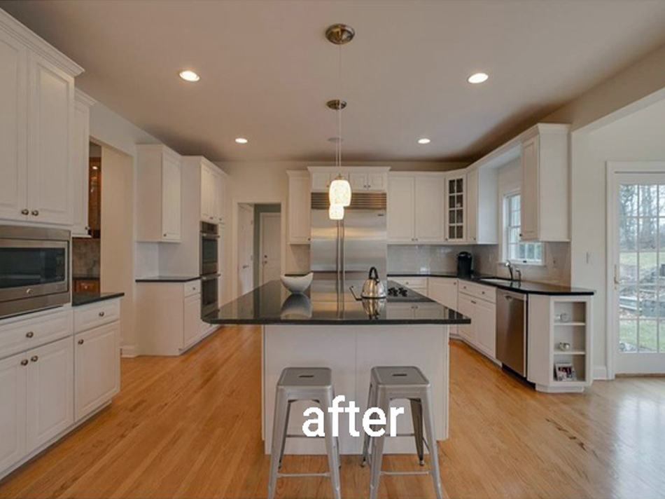 painting contractor Fairfield before and after photo 2a